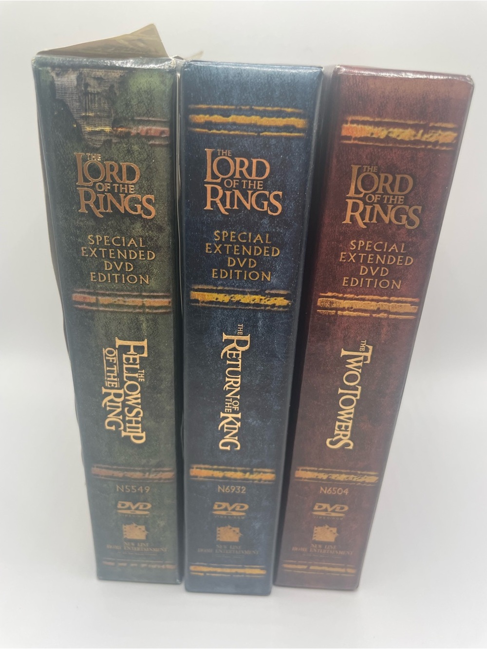 The Lord of the Rings Special Extended DVD Edition Box Set - Green/Blue/Brown